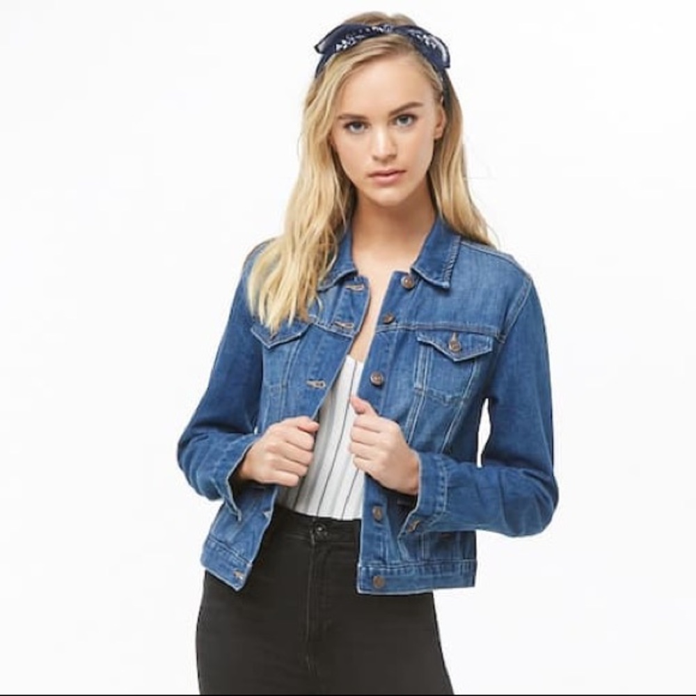 Forever 21 Blue Denim Jacket